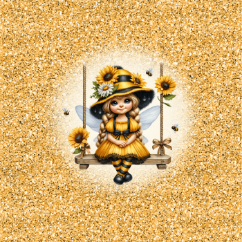 Bee Girls and butterfly magic Panel 7